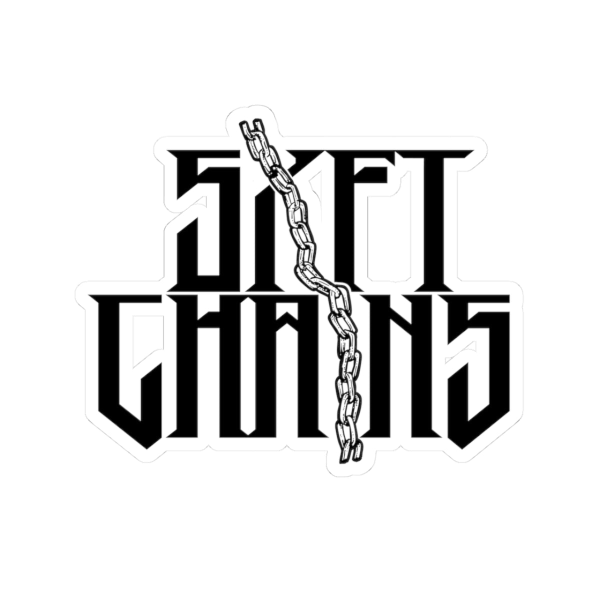 Sxft Chains Kiss-Cut Stickers